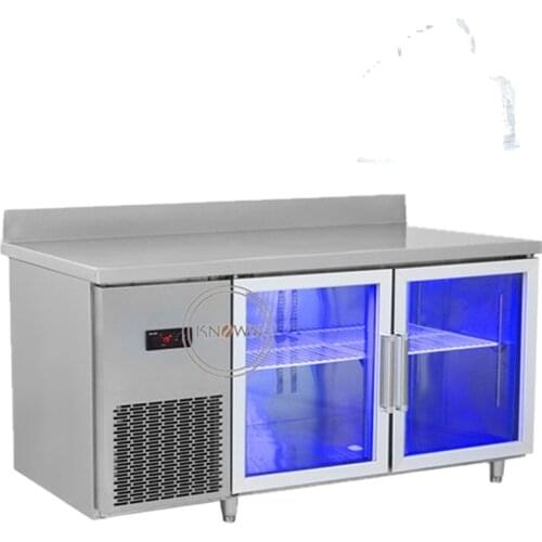 -12 to -18 degree glass freezer refrigerator/ice cream refrigerator freezer for ice