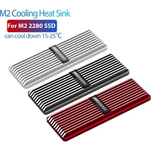 M2 Radiator Heatsink Heat Dissipation Radiator M.2 Cooling Heat Sink Heat Thermal Pads Cooler Vest For NVME NGFF M.2 2280 SSD