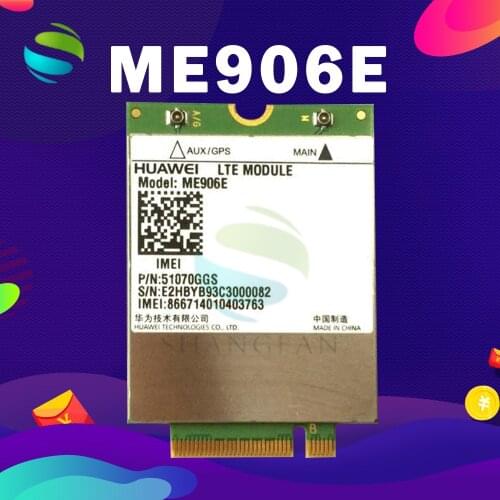 Unlocked ME906E + 2PCS IPX4 NGFF M.2 Antenna 100% Original FDD LTE 4G WCDMA GSM support GPS Module stock