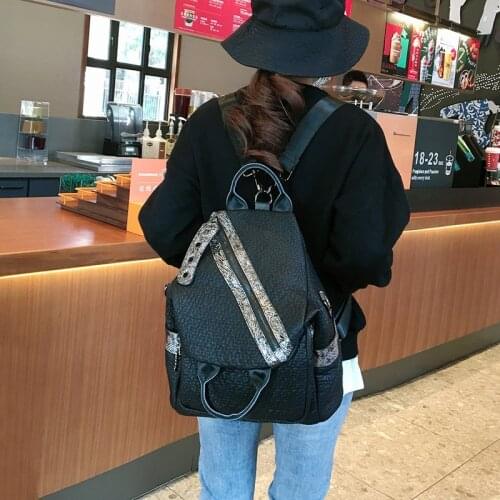 Women Leather Backpack New Female Multifunction Shoulder Bag Fashion Design Travel Bagpack School Bags For Teenage Girl Mochilas