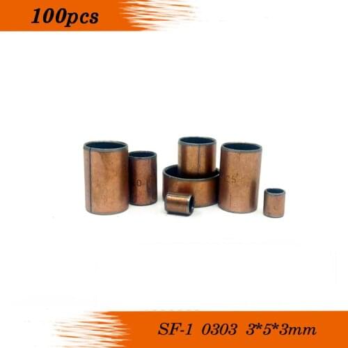 SF-1 030503 0303 3*5*3 Oilless bush DU Self-lubricating bushing Sintered bush Size 3*5*3mm sliding bearing