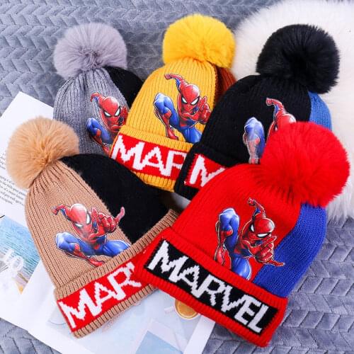 Winter new children hat thickened cartoon baby cap fleece-lined mens and womens children hat son Baita autumn and winter hat