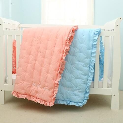 Quilted Baby lace quilt,Childrens air conditioning by newborn quilt,Customizable name