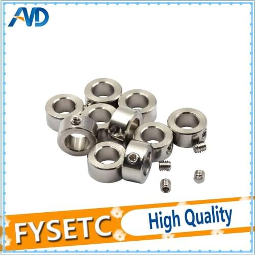 10pcs Openbuilds Lock Collar T8 Lead Screw Lock Screw Lock Ring Lock Block Isolation Column 8mm For 3D Printer Parts