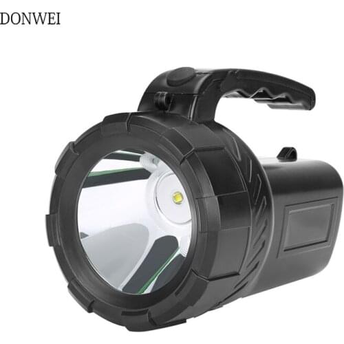 High Power LED Flashlight Handed Portable Spotlight USB Rechargeable Work Light Torch Searchlight Multi-function Hunting Lamp
