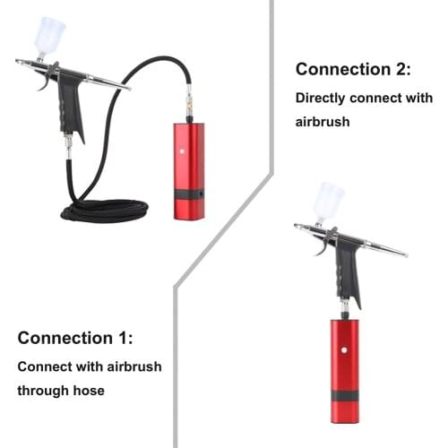 Unique Airbrush Kit with Gravity Trigger Type Spray Gun for Art Model Body Paint Artist Makeup Nail Tattoos Cake Tools