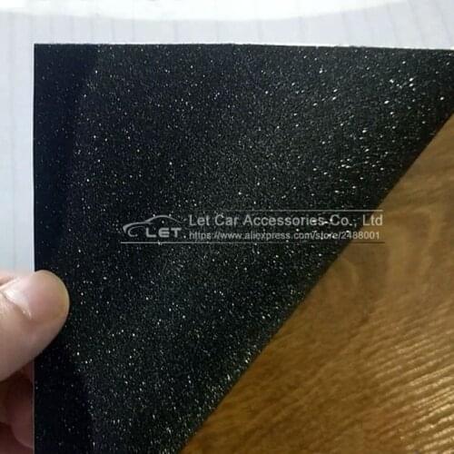 Top quality black Glitter Diamond Vinyl Films Wrap For Car Body Car Sticker Auto furniture decoration motorcycle decal