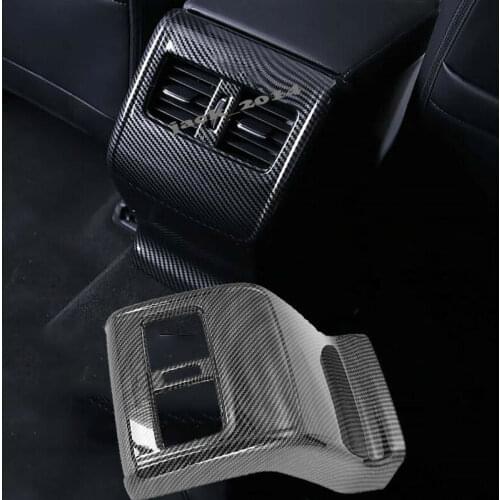 Carbon Fiber Rear Armrest Air Vent Outlet Cover Trim For Honda Accord 2018 10th