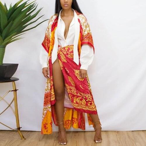 Indie Folk Style Aesthetic Print Open Stitch Women Fashion Half Sleeve Straight Loose Coat Vintage Autumn Capes Ponchos 2021