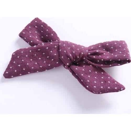 1pcs Toddler Girls Cotton Bows Hair Clips Newborn Baby Star Hairpins 2019 Infant Girls Fabric Hair Barrettes Hair Accessories