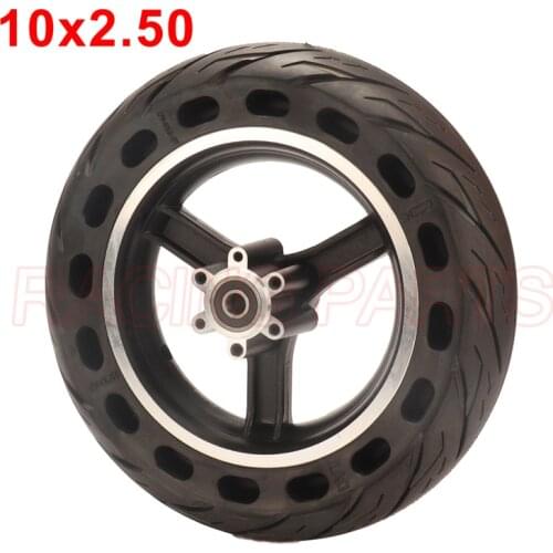 10 inch electric car scooter tire 10x2.50 honeycomb solid tire with wheel hub