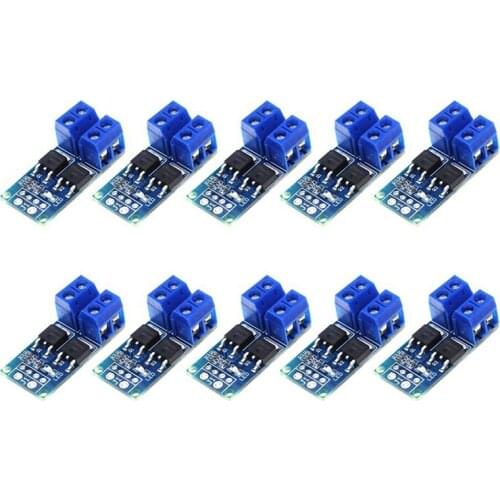 10PCS DC 5V-36V 15A(Max 30A) MOSFET MOS FET Trigger Switch Driver Module 0-20KHz PWM Regulator Control Panel