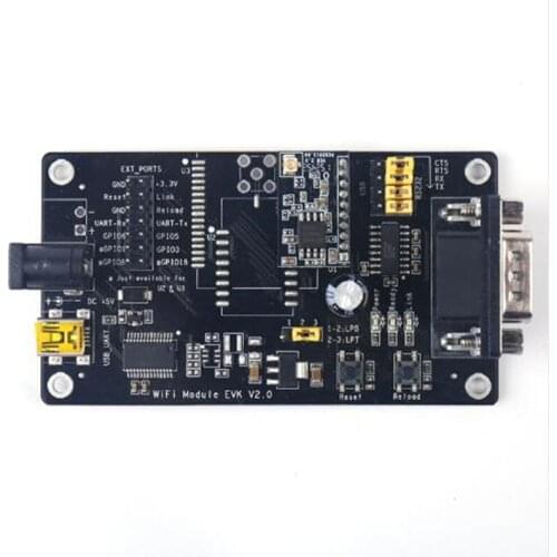 ANDDEAR-ZY24 Module LPT100 WiFi Wireless Module Smart Link Antenna -External 3 Channel with EVK Evaluation Kit Test