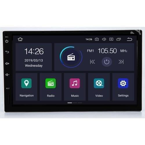7"NEW IPS Android10 Universal 2din Car DVD OctaCore 4G 64G DSP Double DIN Car GPS Radio Autoradio TPMS
