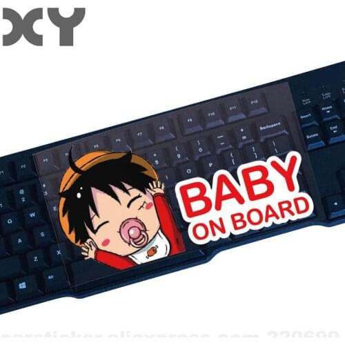 Baby on Board Funny Cute Car Window Cartoon Stickers Decals Automobiles Drop Shipping