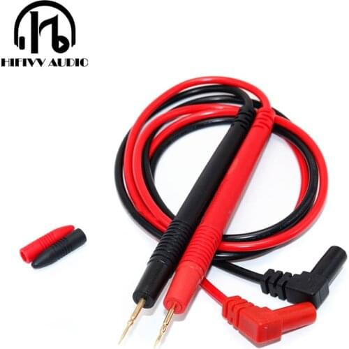 Hifivv audio Gold-plated Multimeter pen amplifier cable Needle Tip Probe Test Leads Gold-plated pins