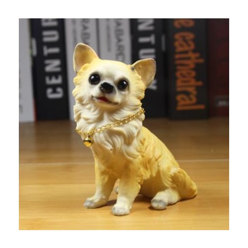 Resin arts and crafts in the living room model Emulation famous Dog home living room craft gift dolls statues Home dies