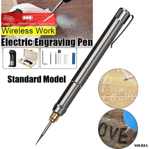 Mini Electric Engraving Pen Rechargeable Battery Carving Grinder Tool Jade Polishing Wood Root Stone Grinding DIY Machine