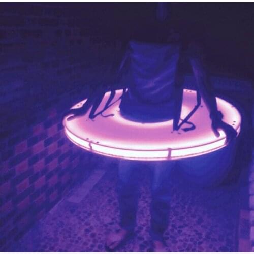 Bar/night club/stage show Mobile Beatiful Body LED light table/LED UFO luminous table/color changeable