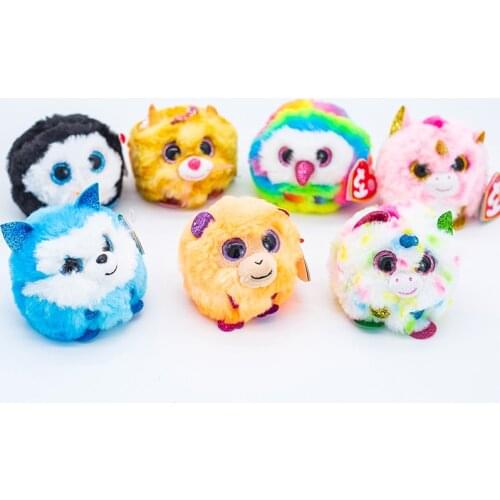 7cm Ty New Plush Animal Doll Unicorn Owl Poodle Dog Soft Stuffed Plush Toy Cat Penguin Monkey Childrens Gift Toy