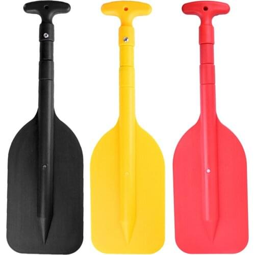Portable Collapsible Adjustable Safety Boat Accessories Kayak Paddle Retractable Paddle Aluminum Oar Telescope Rafting