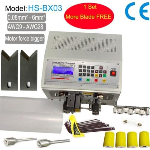 Factory Directly Sale Automatic Computer Wire Stripping Machine till to 6mm2 Cable Peeling