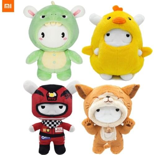 In stock Xiaomi Mitu Small Dinosaur/ Rabbit Hugs Doll /Mouse/ Little Yellow Chicken PP Cotton & Wool Cartoon Cute Toy for Kids