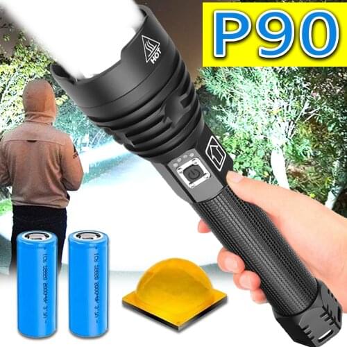 30000LM Glare XHP90 Most Powerful LED Flashlight 18650 OR 26650 USB LED Torch XHP50 XHP70 Lantern 18650 Hunting Lamp Hand Light