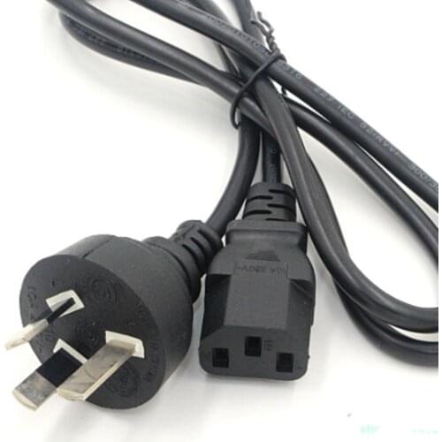 1.5m IEC C13 Kettle to AU Plug 3 Pin AC Power Cable Cord Adapter Charger Monitor 10A 250V