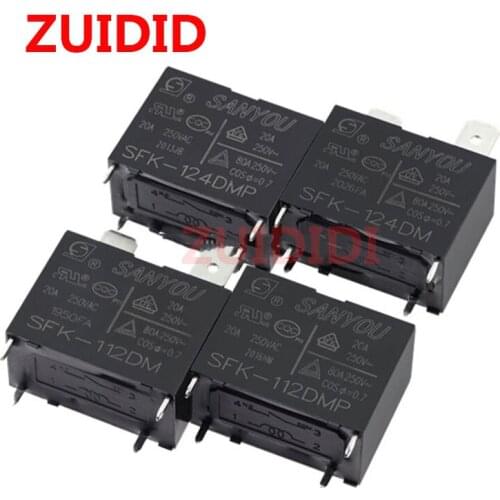 10PCS SFK-124DMP HF102F Relay SFK-105DMP-F 5VDC SFK-112DMP 12VDC SFK-124DMP 24VDC SFK 112DMP 4PIN A set of normally open