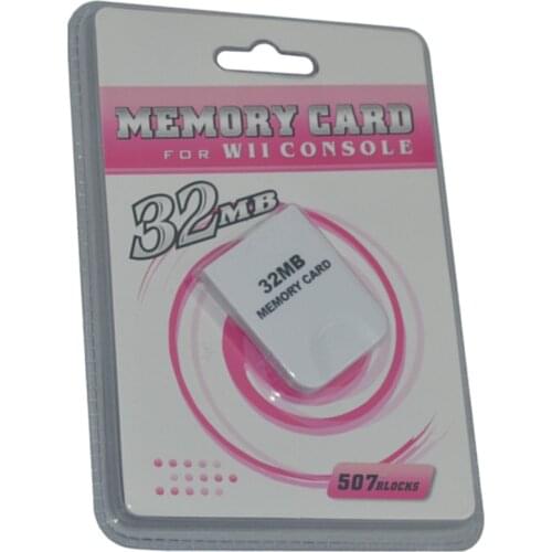 10PCS Top-selling Practical Game 32MB Memory Card for Nintendo for Wii for Gamecube for GC Game System Console game 32M save
