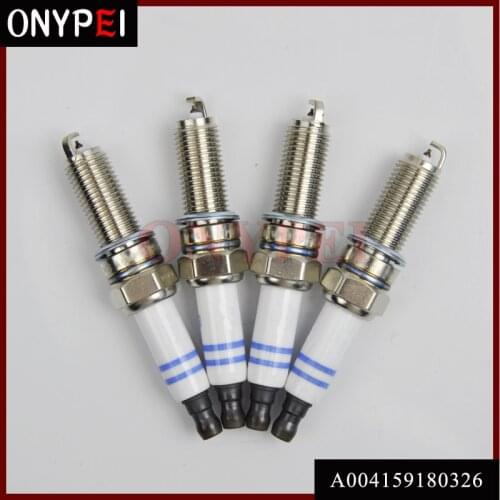 4-6pcs YR7MPP33 A004159180326 Iridium Spark Plug Fit for Mercedes Benz W203 W204 W211 W212 C209 C219 C204 CL203 004159180326