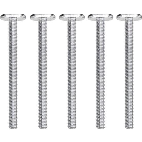 5 Pcs M8x100mm T-nut Sliding Screws T-slot Woodworking Tool For 30 Series Of Miter Track M4YD
