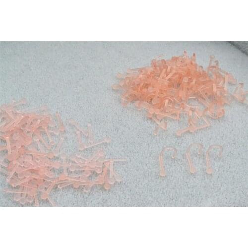 Free shippment LOT100pcs NOSE RETAINERS HIDE PIERCING NOSE RING STUD SCREW 20g body piercing jewelry Flesh Nude Flexible