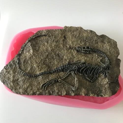 Cement Silicone Decoration Craft Resin Molds 3D Dinosaur Fossil Baking Accessories Candy Sugarcraft Chocolate Mould