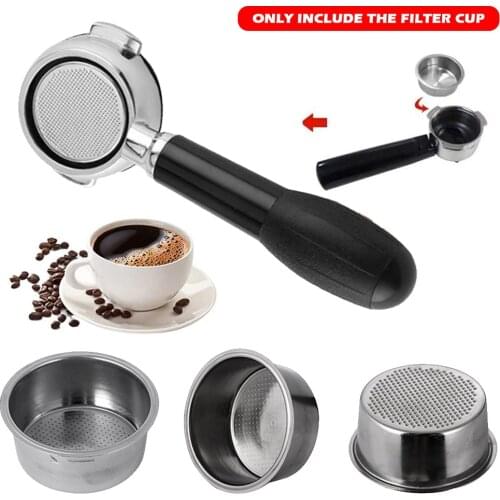 Coffee Filter Cup 51mm 2 Cups Single Wall Non-Pressurized Filter Basket Coffee Products Kitchen Accessories For Breville