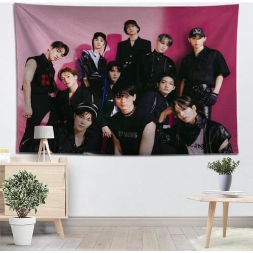 The Boyz Background Fabric Valance Tapestry Wall Hanging Custom Bedroom Living Room Blanket Yoga Beach Towel Tablecloth 0622
