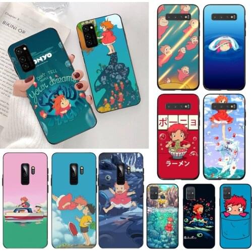 HUAGETOP Krajews Ponyo Studio Ghibli Anime Cute Phone Case for Samsung S20 plus Ultra S6 S7 edge S8 S9 plus S10 5G lite 2020