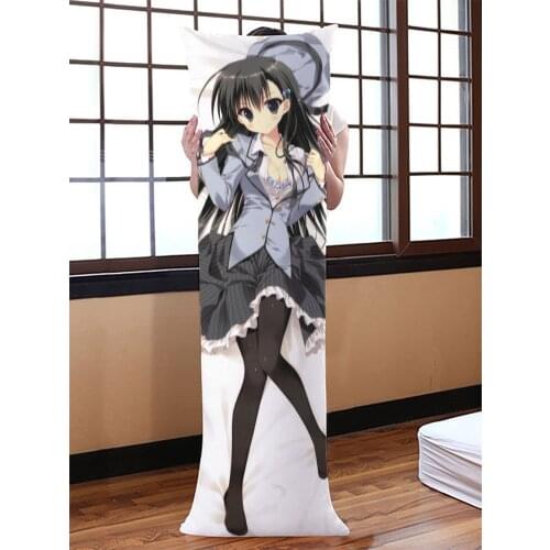 Kanojo No Seiiki Dakimakura Hugging Body Pillow Case Custom DIY Cushion Otaku Male Cosplay Costume Cover
