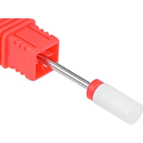 Uxcell Ceramic Nail Drill Bits 3/32 Inch Electric Nails File for Manicure Pedicure LL51