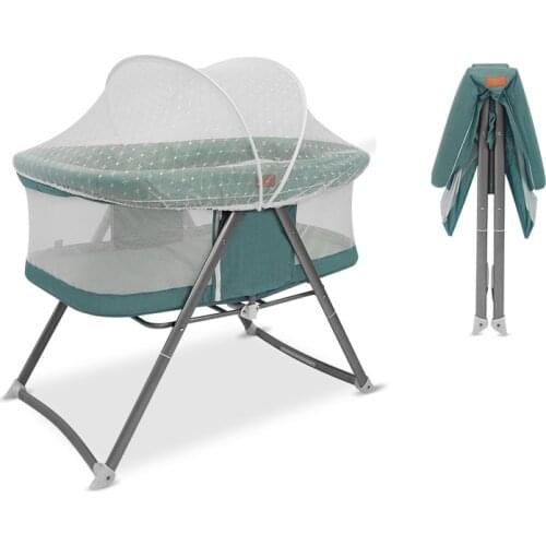 Crib Removable Portable Multi-Function Folding Comfortable Baby Bed Cradle Bed