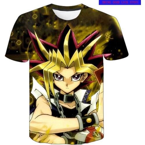 Hot Sale Yu Gi Oh 3D Print T-Shirt Anime Game Streetwear Men Women Fashion Oversized T Shirts Harajuku Tees Tops Clothes