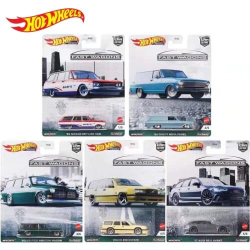 Original Hot Wheels Car Culture Diecast 1/64 Model Metal Car Toys Fast Wagons Thrill Climbers Kids Car Toys for Boys Alloy Gifts