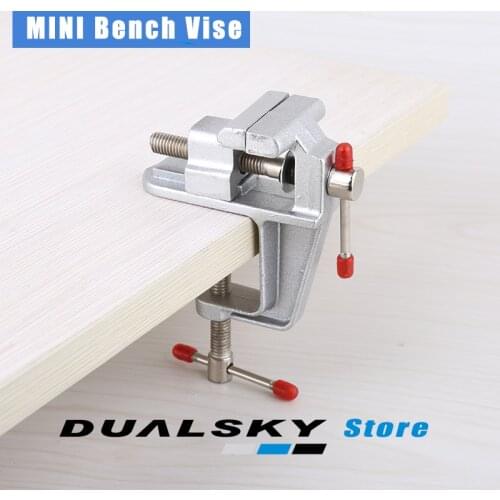 Cute Mini Bench Vise Aluminum Table Vise (new With Spring)