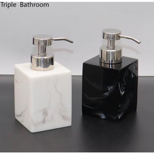 Nordic Bathroom Accessories Set Resin Home Liquid Soap Dispenser Container Shelf Cotton Swab Box Tray Holders Washing Tools