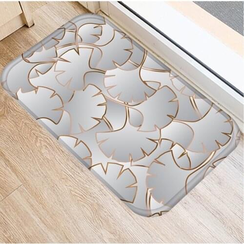 Anti-slip Bath mat Suede Printed Bathroom kitchen bedroon floor mat Home Entrance kids prayer mat 40*60cm DD-0047