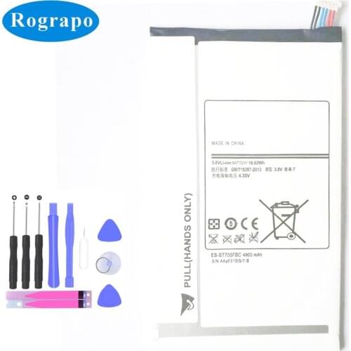 New 4900mAh EB-BT705FBC EB-BT705FBE Replacement Battery Bateria For Samsung GALAXY Tab S 8.4 SM-T700 T701 T705 Batterie