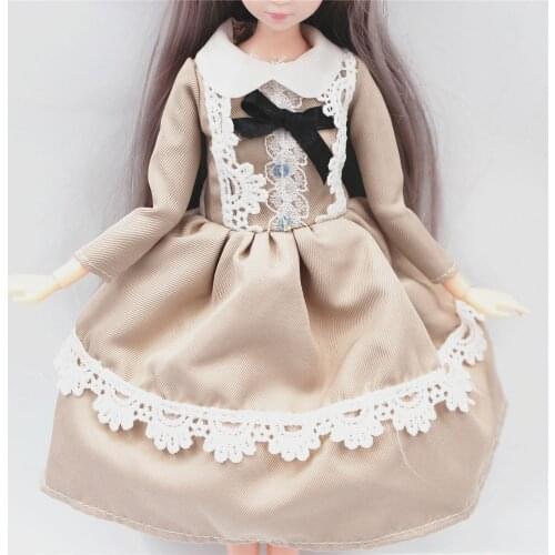 Dolls Clothes for 30cm Baby Doll 12inch 1/6 Bjd Doll Accessories Bubble Skirt DIY Clothes Fashion Dress