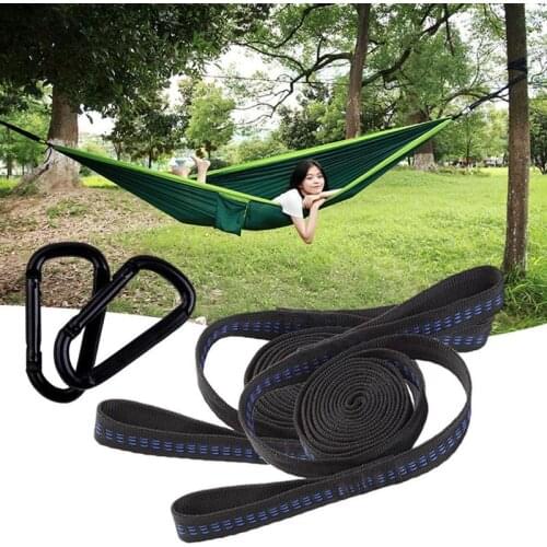 Adjustable Hammock Straps with Buckle Loops Aerial Yoga 200KG Load Portable Outdoor Hanging Aerial Yoga Hammock Strap Rope Belt