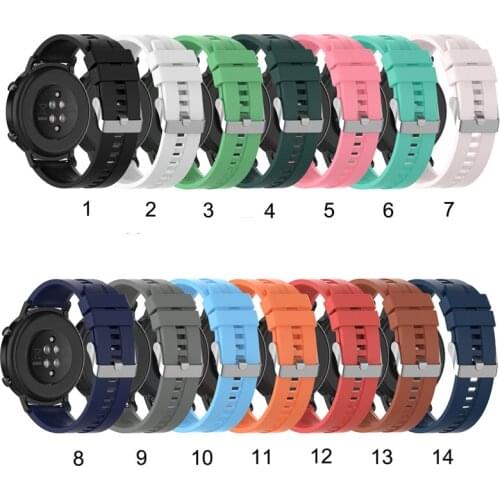 20 22mm Wrist Straps Band for Huawei Watch GT2 GT 42 46mm Samsung Galaxy Watch Active smartwatch Strap Band Sport belt bracelet